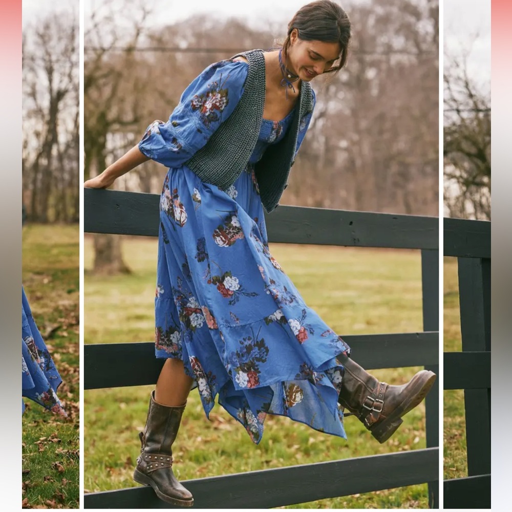 NWT FREE PEOPLE Morning Glory Maxi Dress - Picture 6 of 13